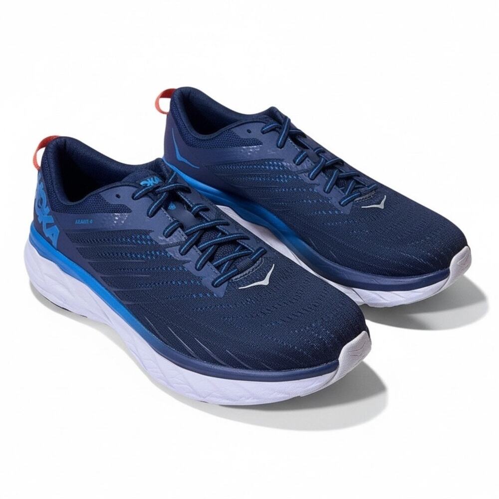 Mens Hoka One One Arahi 4 Blue Running Shoes Size 11.5 1106473-MBDBL